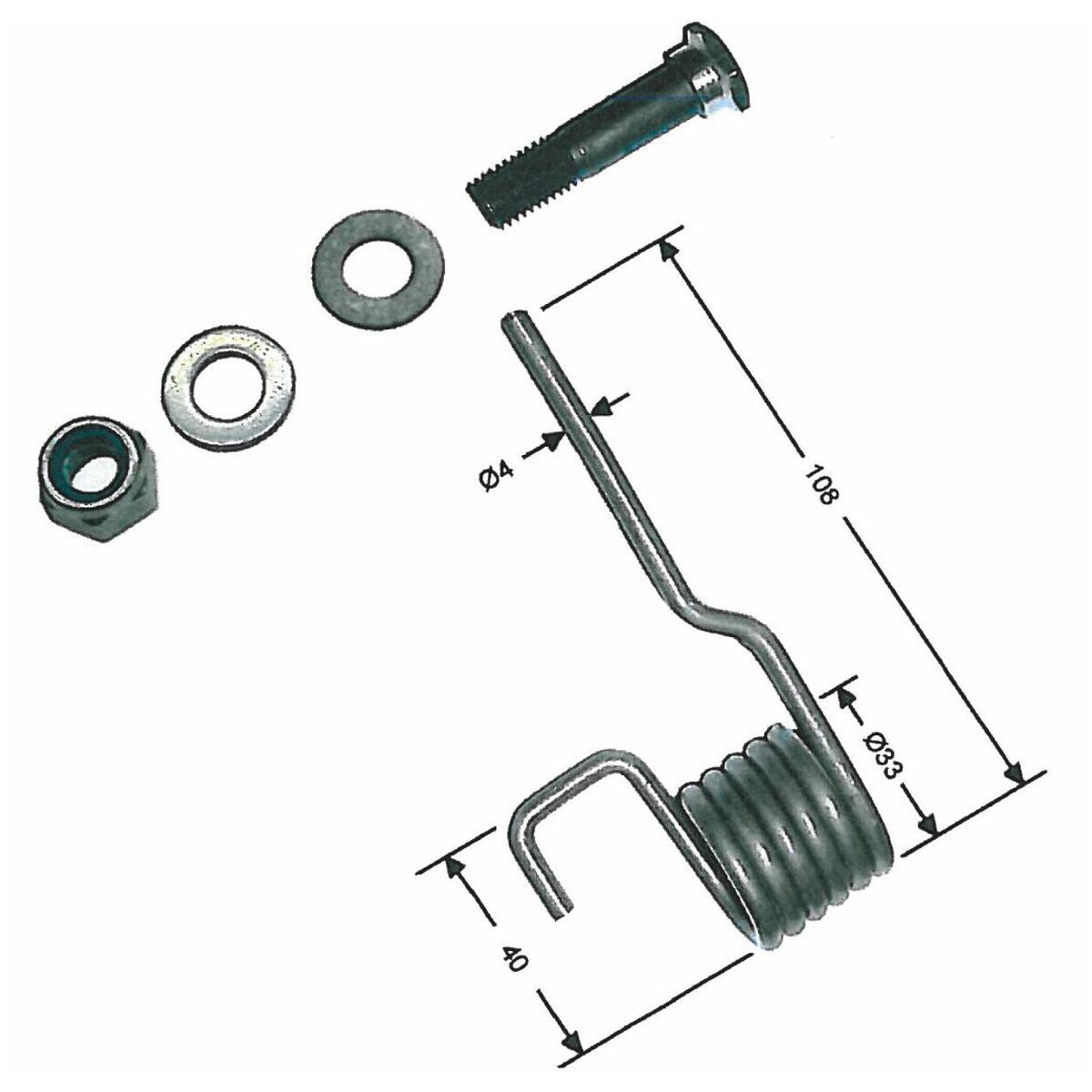 Varren lukitusjousi 1br5/2