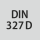 Standardi: DIN 327 D