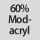 Kangaskoostumus: 60 % modakryyliä
