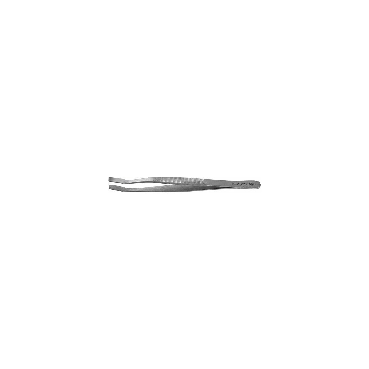 Pinsetit 4,5 mm leveällä, litteällä kärjellä / kulma, 120 mm, muoto 38a AM