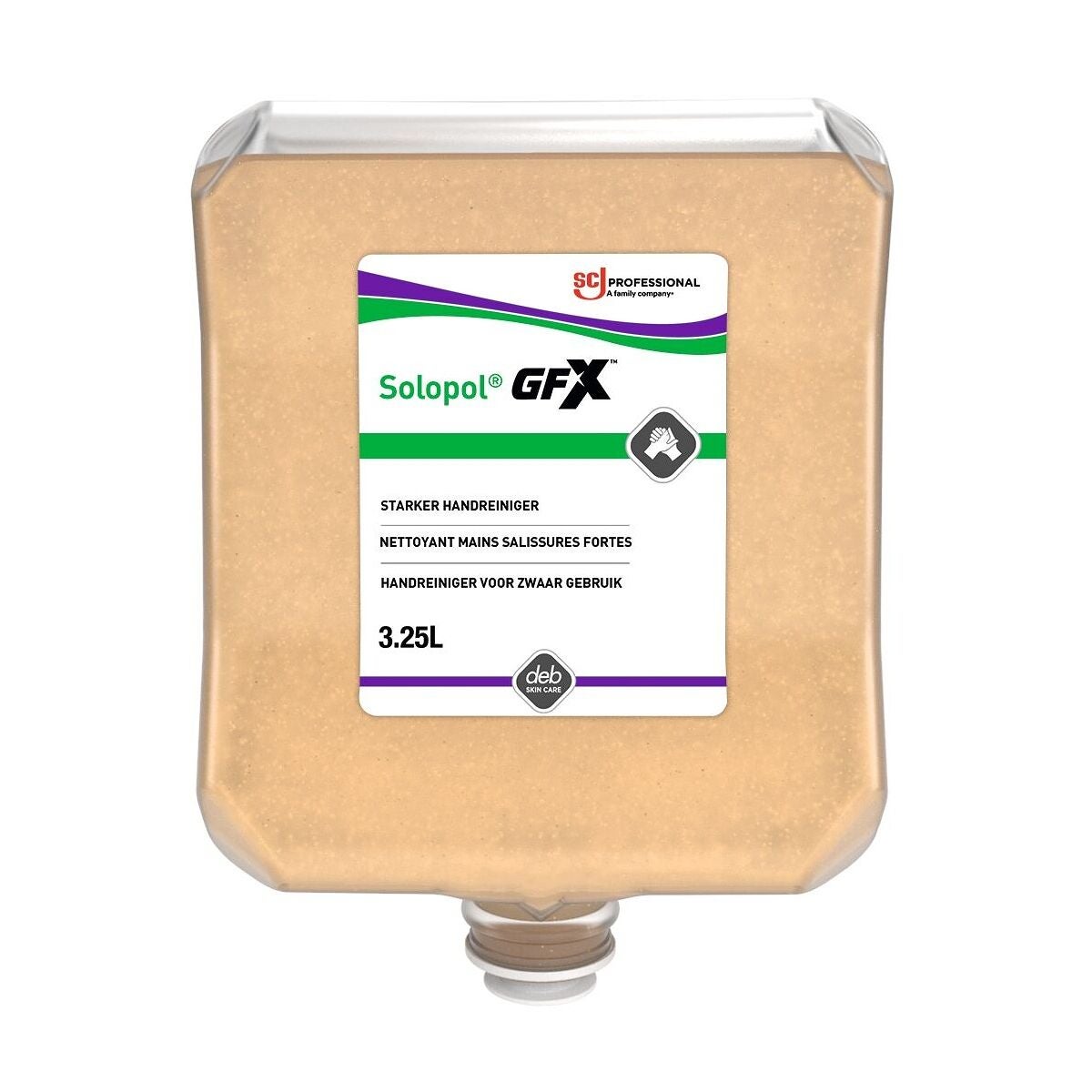 Tehokas ihonpuhdistusvaahto Solopol® GFX™ 3250C ml