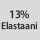Kangaskoostumus: 13 % elastaania