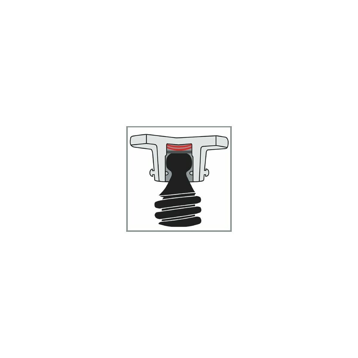 Massiiviteräksinen ruuvipuristin 1250 mm