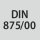Standardi: DIN 875/00