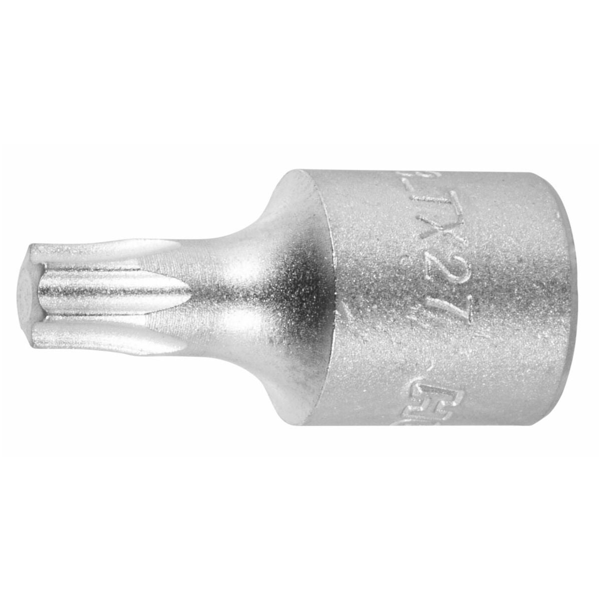 Ruuvauskärkihylsy, 1/4 tuumaa Torx®-kärjille, lyhyt Tx27