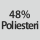 Kangaskoostumus: 48% polyesteriä