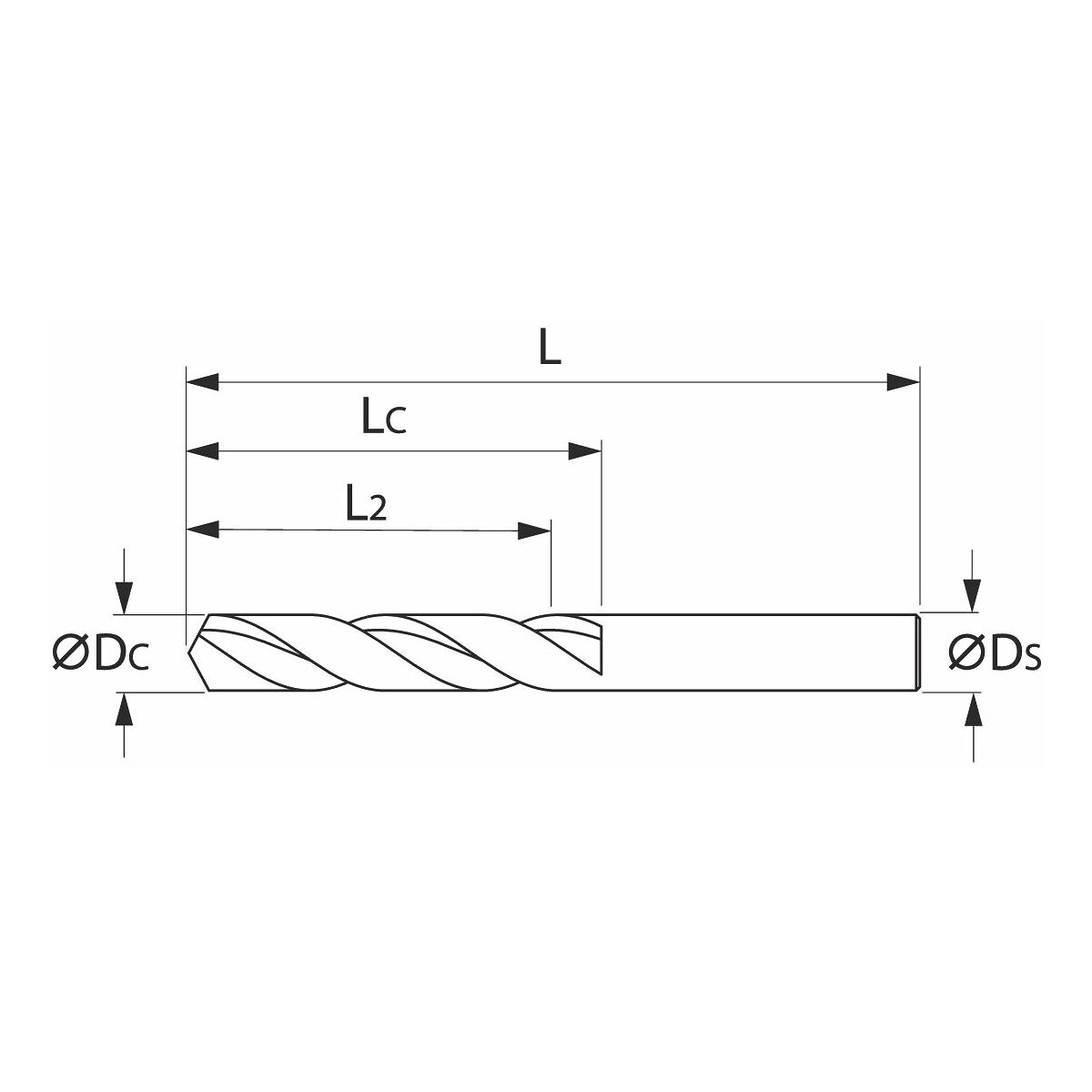 GARANT Master Steel DEEP HM-ohjainpora sylinterivarrella DIN 6535 HB 6×D TiAlN 10 mm