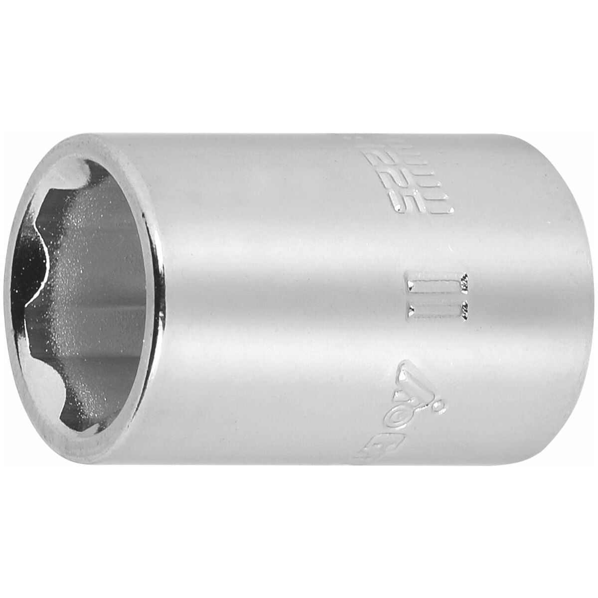 Kuusiokolokärkihylsy 1/4 tuumaa Surface Drive 11 mm