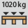 Kuormalavojen kiinnitys kantavuudeltaan: 1.020 kg