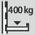 Kannatinulokkeen kantavuus: 400 kg