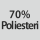 Kangaskoostumus: 70% polyesteriä