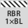 pyällysprofiilille: RBR 1×BL