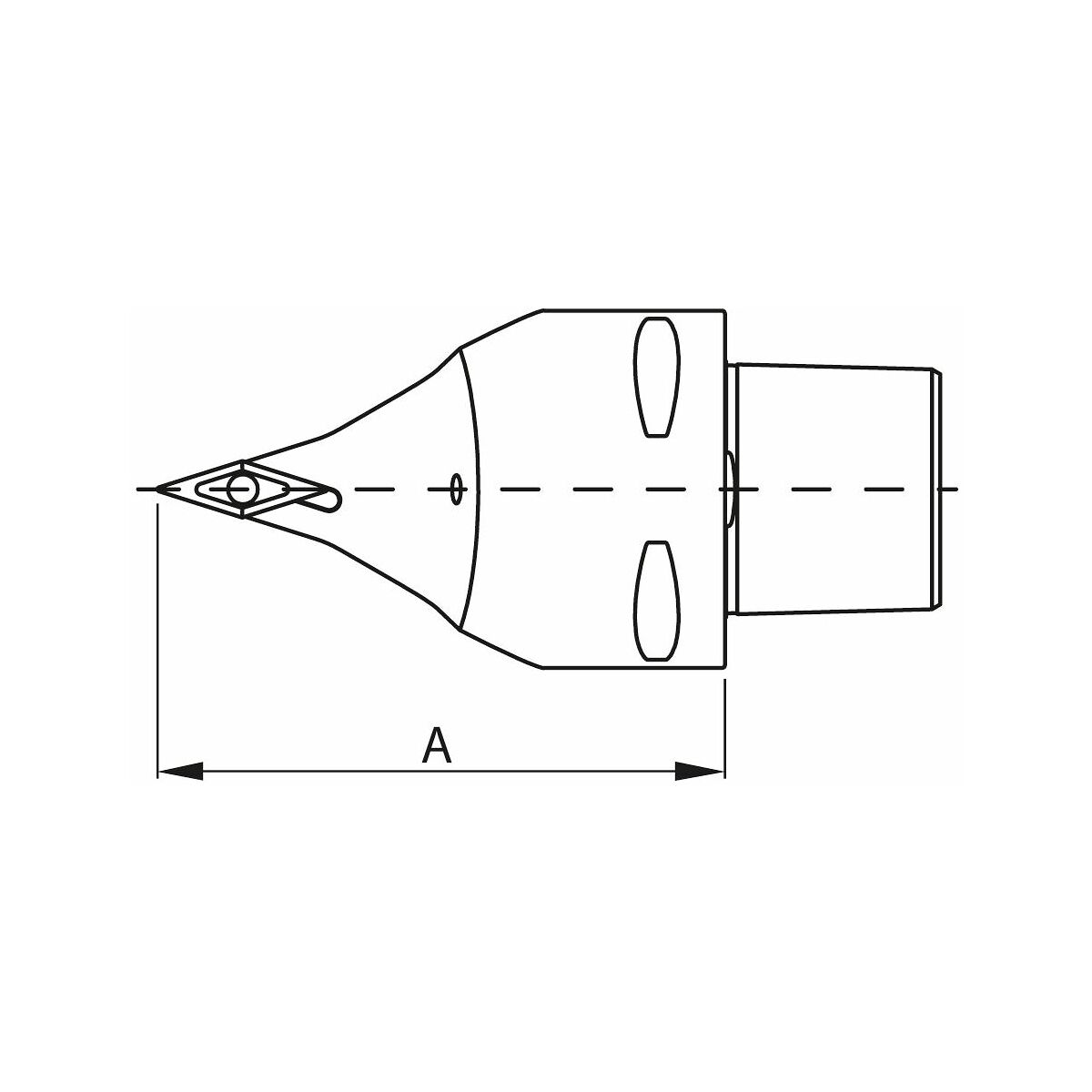 Teränpidin, neutraali PSC 6316-100hp mm