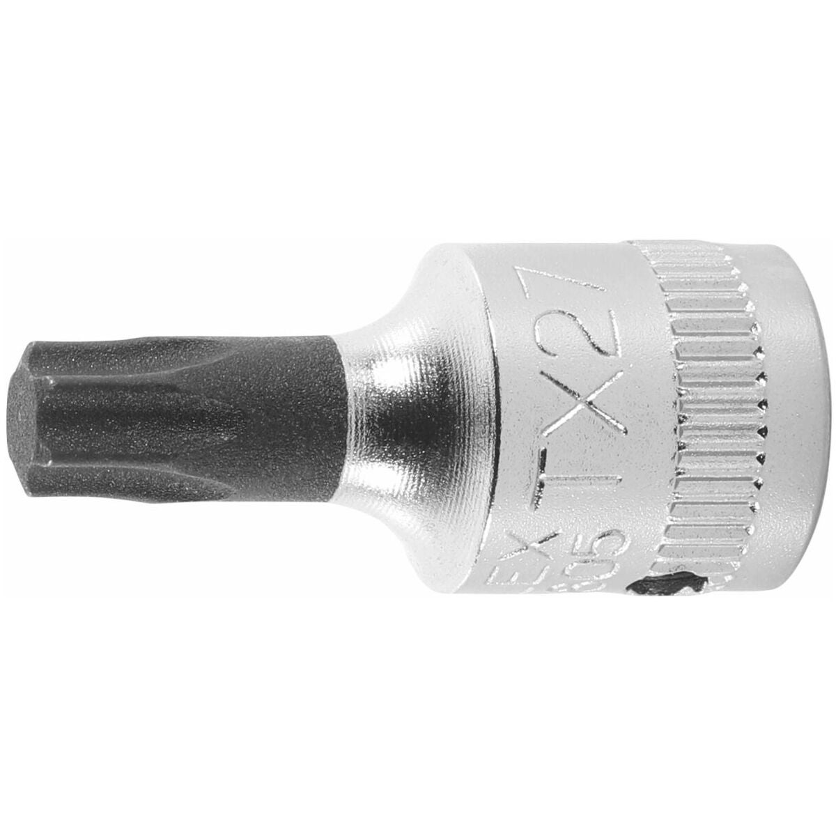 Ruuvinväänninhylsy 1/4 tuumaa Torx®-ruuveille, lyhyt Tx27