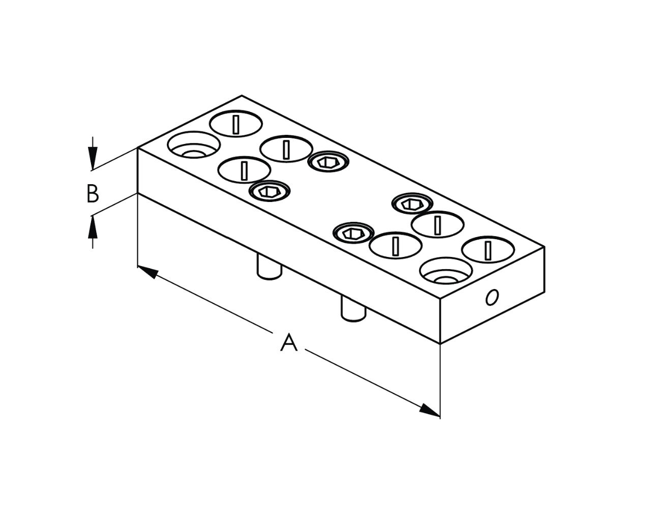 Kiinteä adapterilevy SGA 160