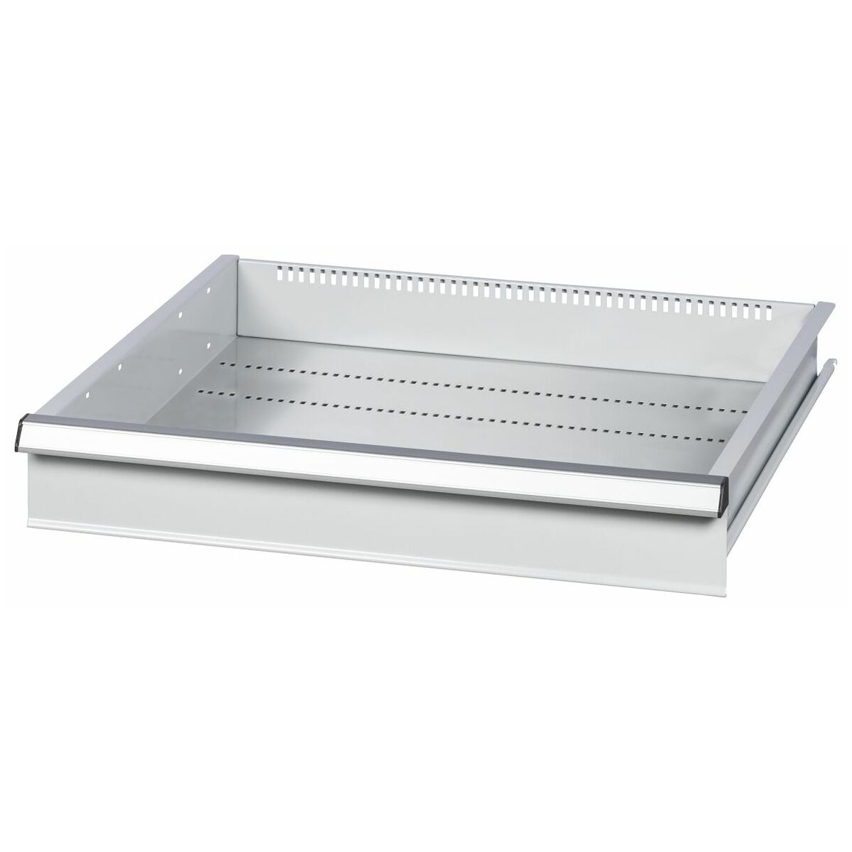 ESD-ulosvetolaatikko, yksittäisten ulosvetolaatikoiden vapautus yhdellä kädellä, 50 kg 26×24G 125 mm