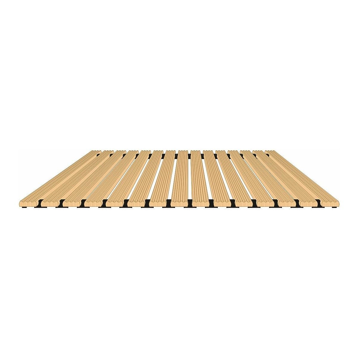 Turvakävelysäleikkö harjaksella, ilman viistettä, ilman reunaprofiilia, leveys 80 cm 150