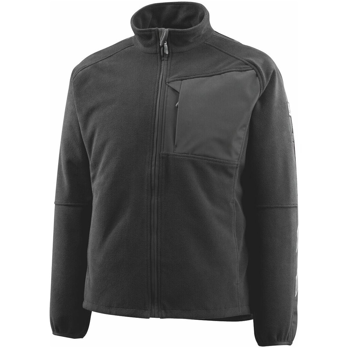 Fleece-takki Marburg, musta