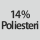 Kangaskoostumus: 14 % polyesteriä