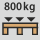 Kuormalavojen kiinnitys kantavuudeltaan: 800 kg