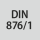 Standardi: DIN 876/1