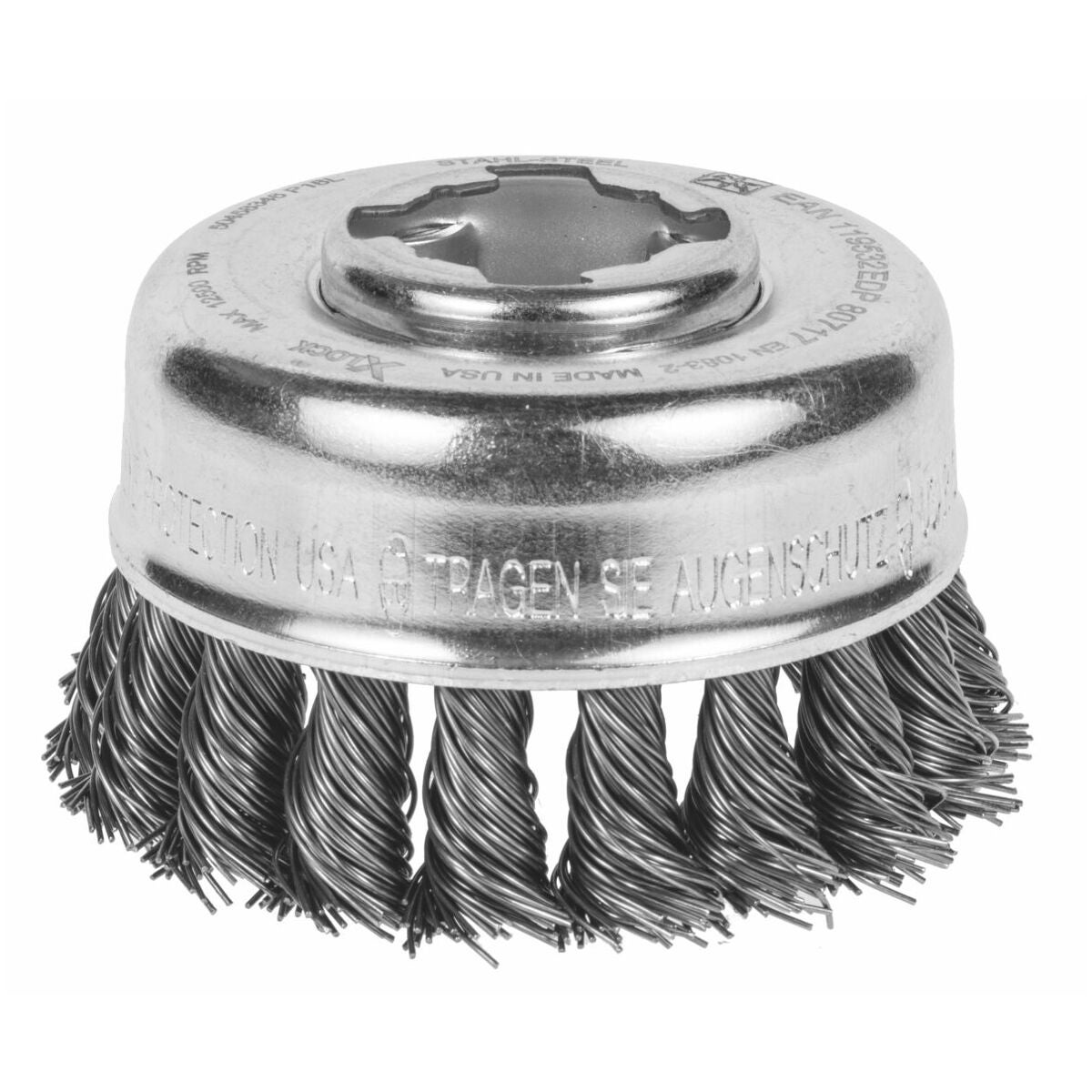 Kuppiharja X-LOCK, teräslanka 0,50 mm 65 X-LOCK mm