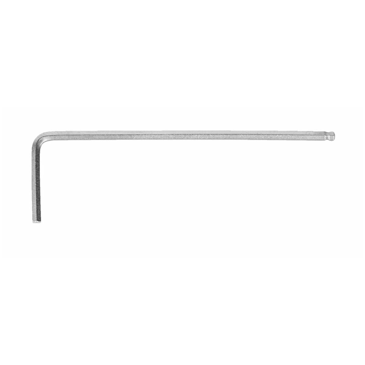 Kuusiokulma-avaimen muotoinen kulmaruuvitaltta pallopäällä, kromattu 1,5 mm