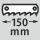 Terän pituus: 150 mm
