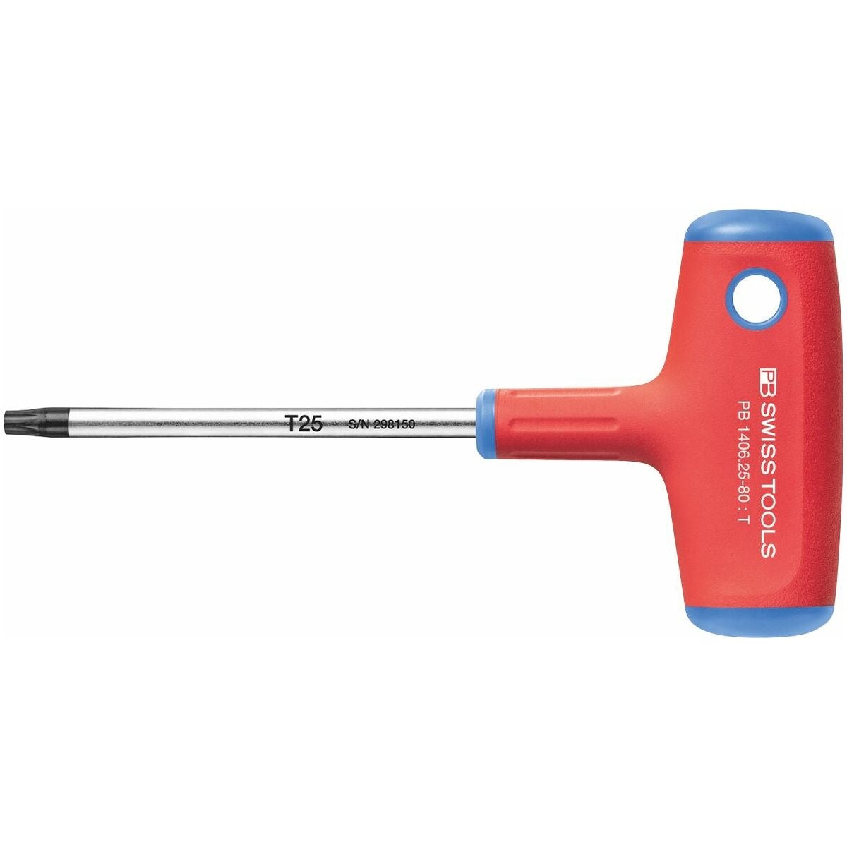 Torx®-ruuvitaltta, T-kahvalla Tx25