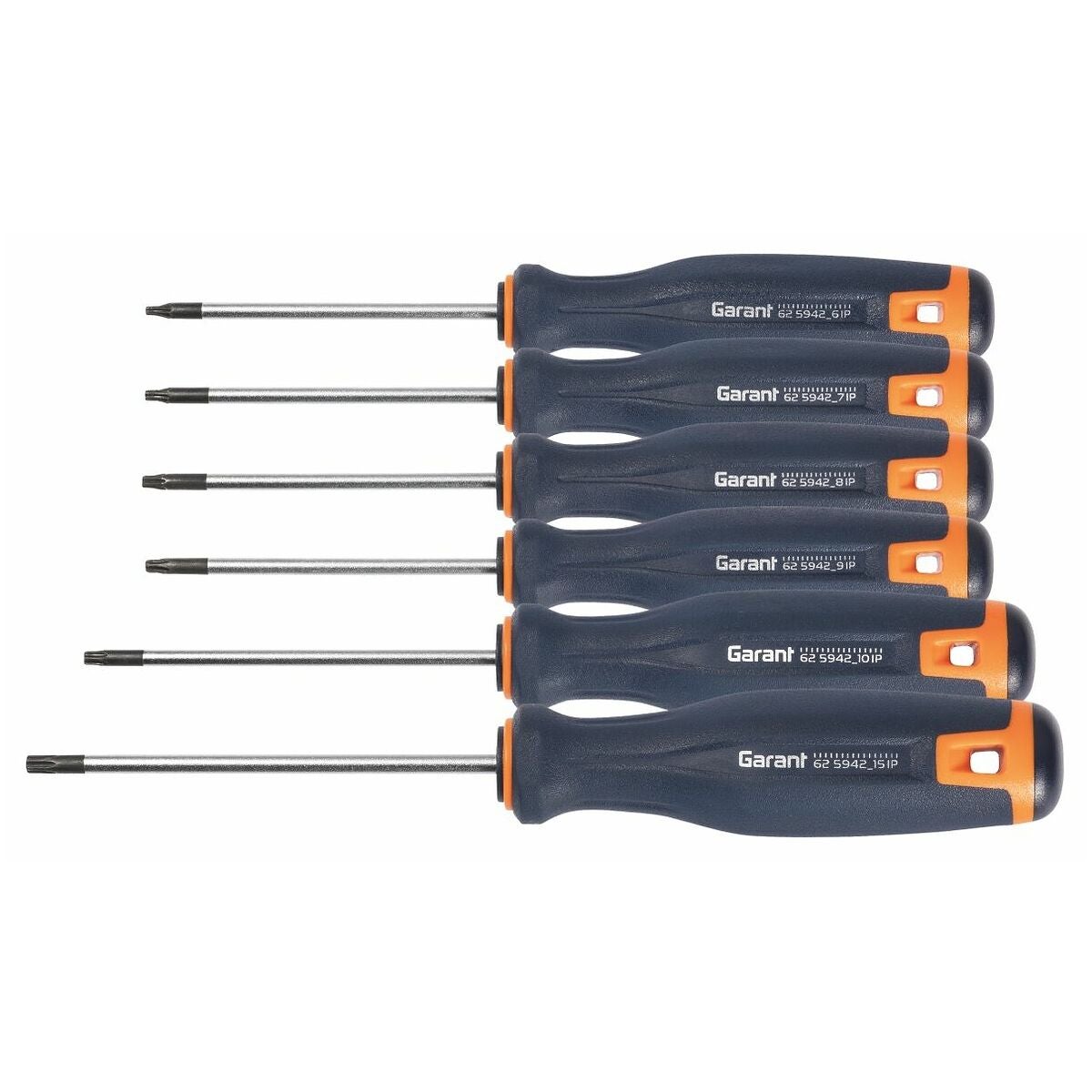 Torx Plus® -ruuvimeisselisarja, 2K-Haptoprene®-kahvalla