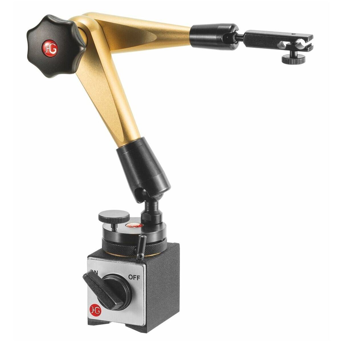 Hydraulinen magneettinen mittakellojalusta (jalalla), mekaanisella hienosäädöllä jalassa 300 mm