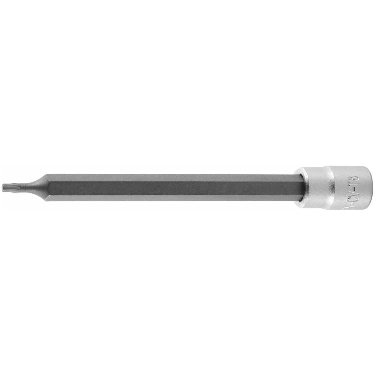 Ruuvinvääntimen hylsy, 1/4 tuumaa, Torx® pitkä Tx8