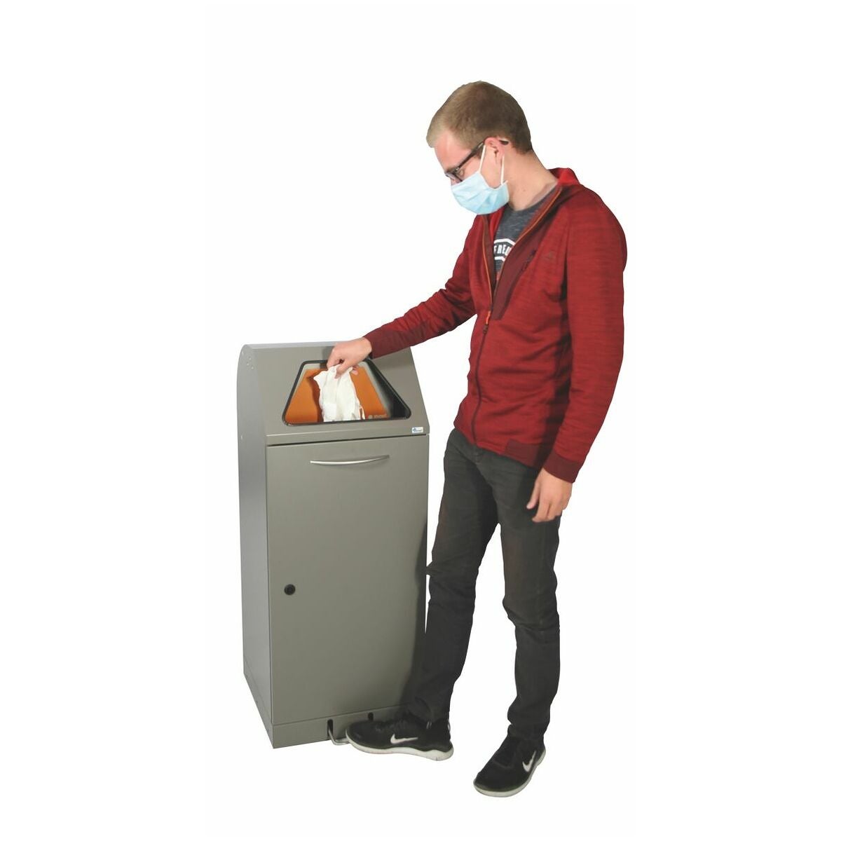 Keräysastia, säiliöllä ja kannella 60 l 60