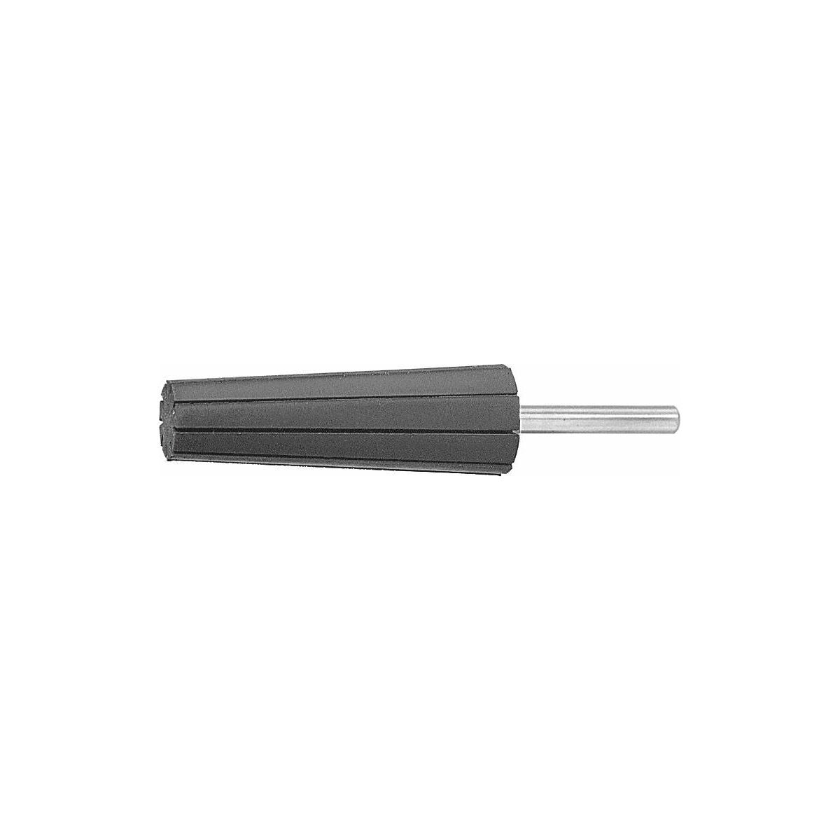Laajeneva hiomatelarulla, uritettu, kartiovarsi-⌀ 6 mm