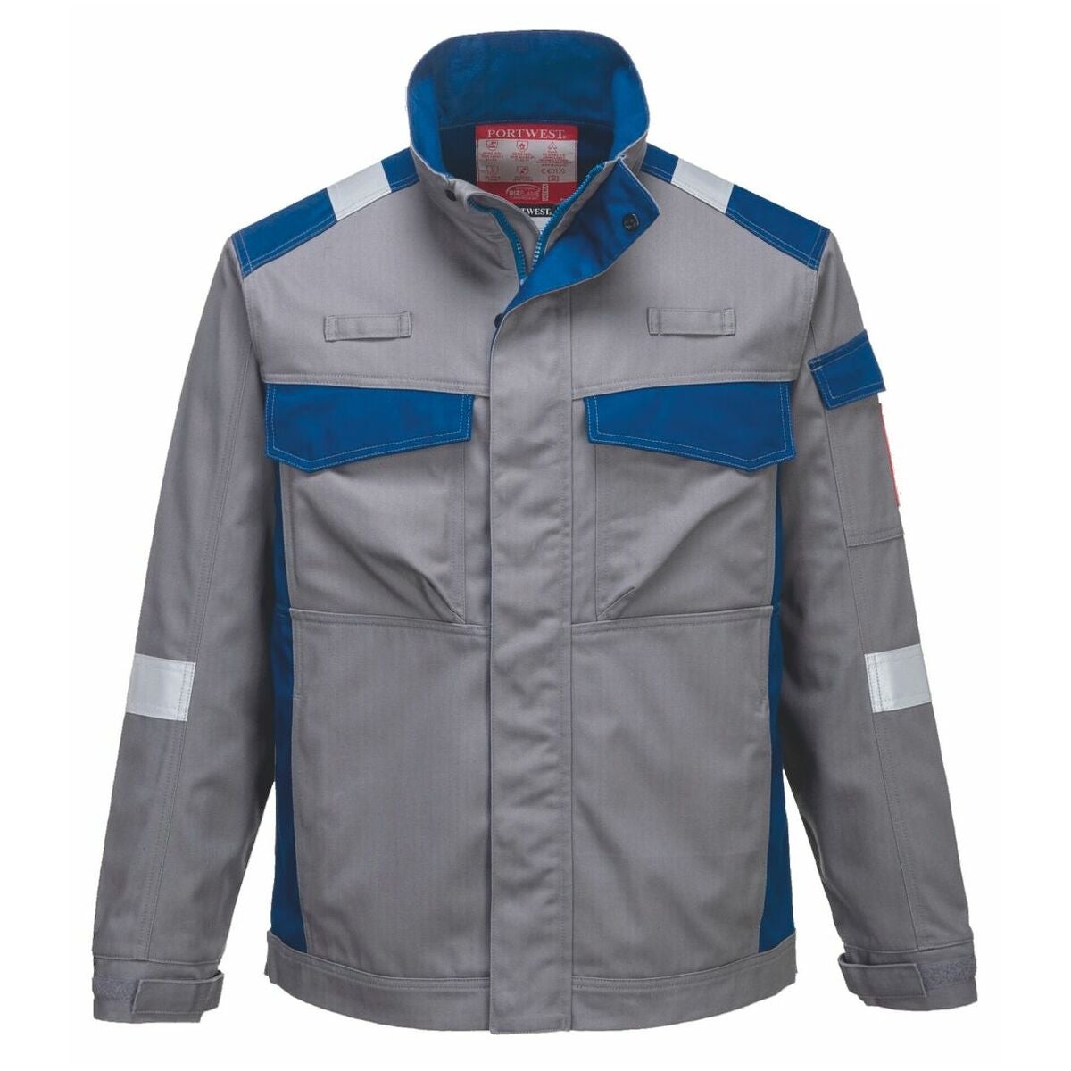 Multinorm-takki Bizflame™ harmaa / sininen