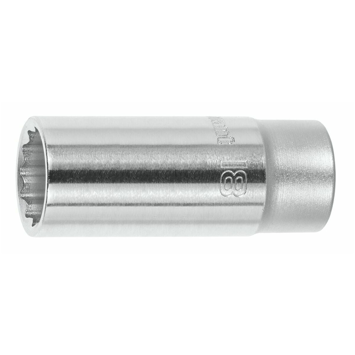 12-kulmahylsy, pitkä, 1/2 tuumaa 13 mm