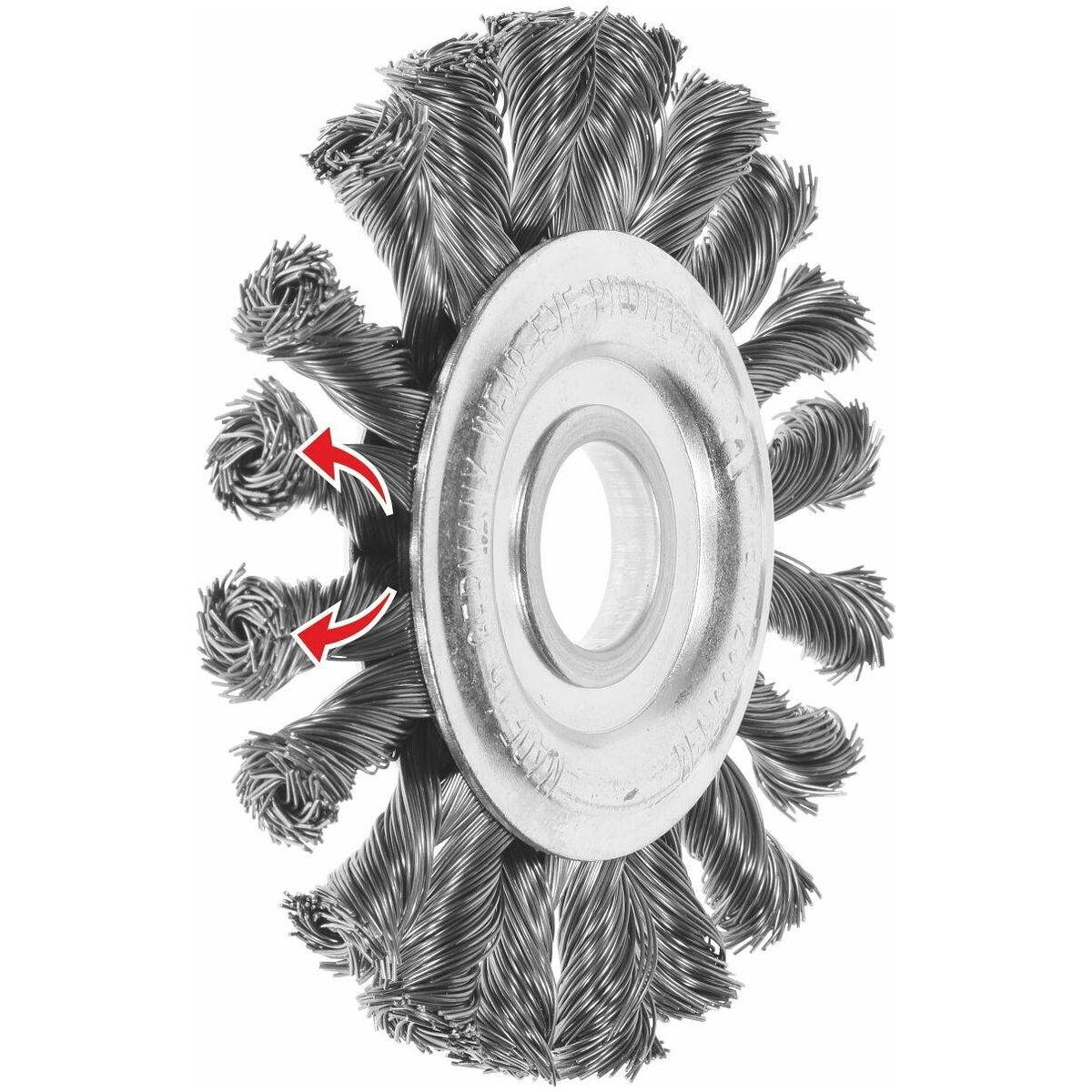 Pyöröharja, vuorokierteinen, teräslanka 0,50 mm 115x22 mm