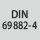 Kiinnitysnormi: DIN 69882-4