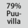 Kangaskoostumus: 79% puuvillaa