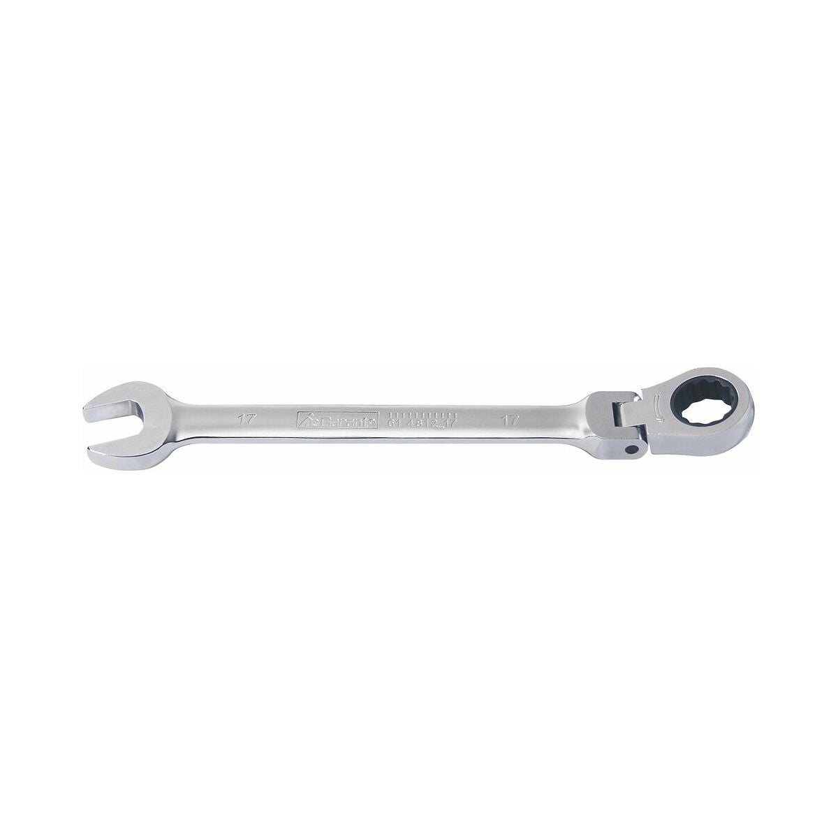 Kiintoavain / räikkälenkkiavain kääntyvällä päällä 10 mm