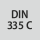 Standardi: DIN 335 C