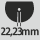 Porauksen ⌀: 22,23 mm