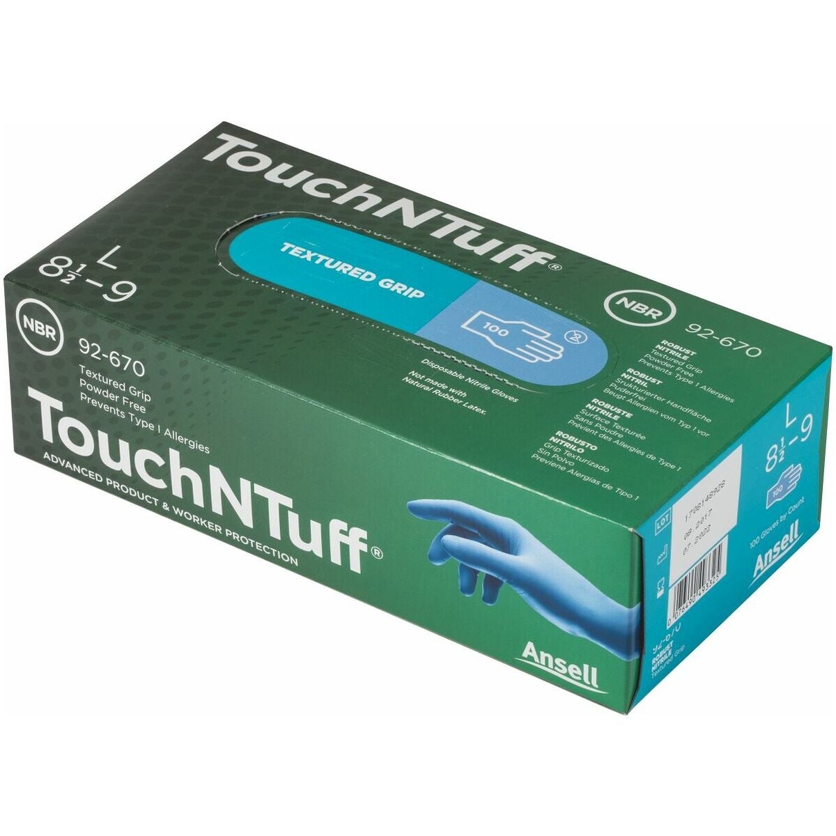 Kertakäyttökäsinesarja TouchNTuff® 92-670 11