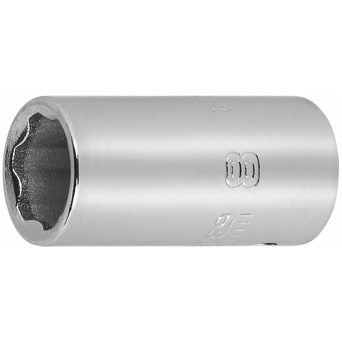 Kuusiokolokärkihylsy 1/4 tuumaa Surface Drive 8 mm