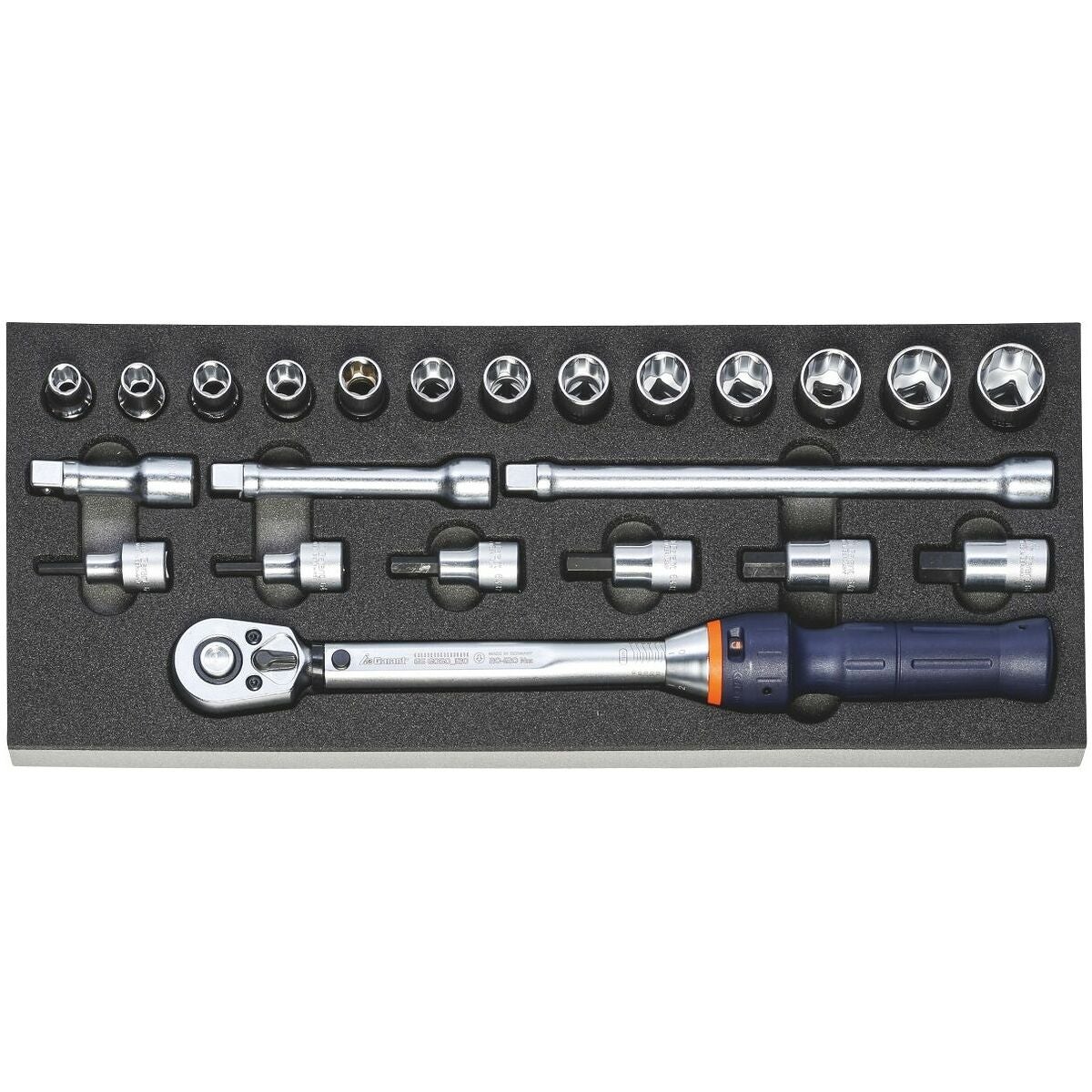 Momenttiavain-sarja 120 Nm 1/2″ 23 osaa 23