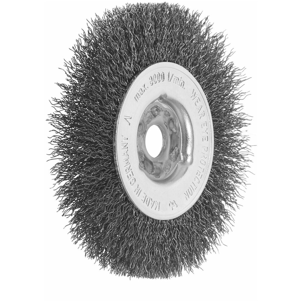 Yksirivinen pyöröharja teräslanka 0,30 mm
