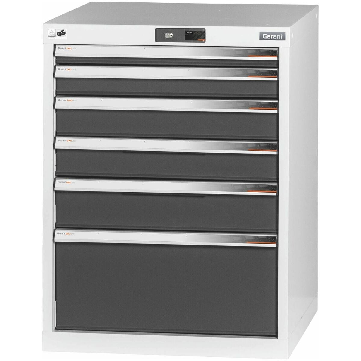 Työkalukaappi, täydellinen laatikoilla 75 kg 20×24G 800/6