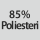Kangaskoostumus: 85% polyesteriä