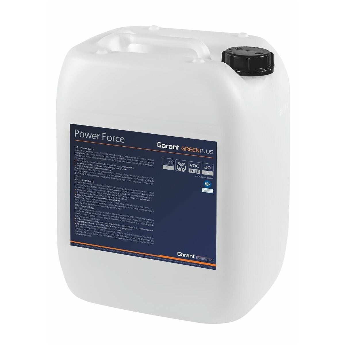 GARANT GreenPlus -rasvanpoistoaine Power Force