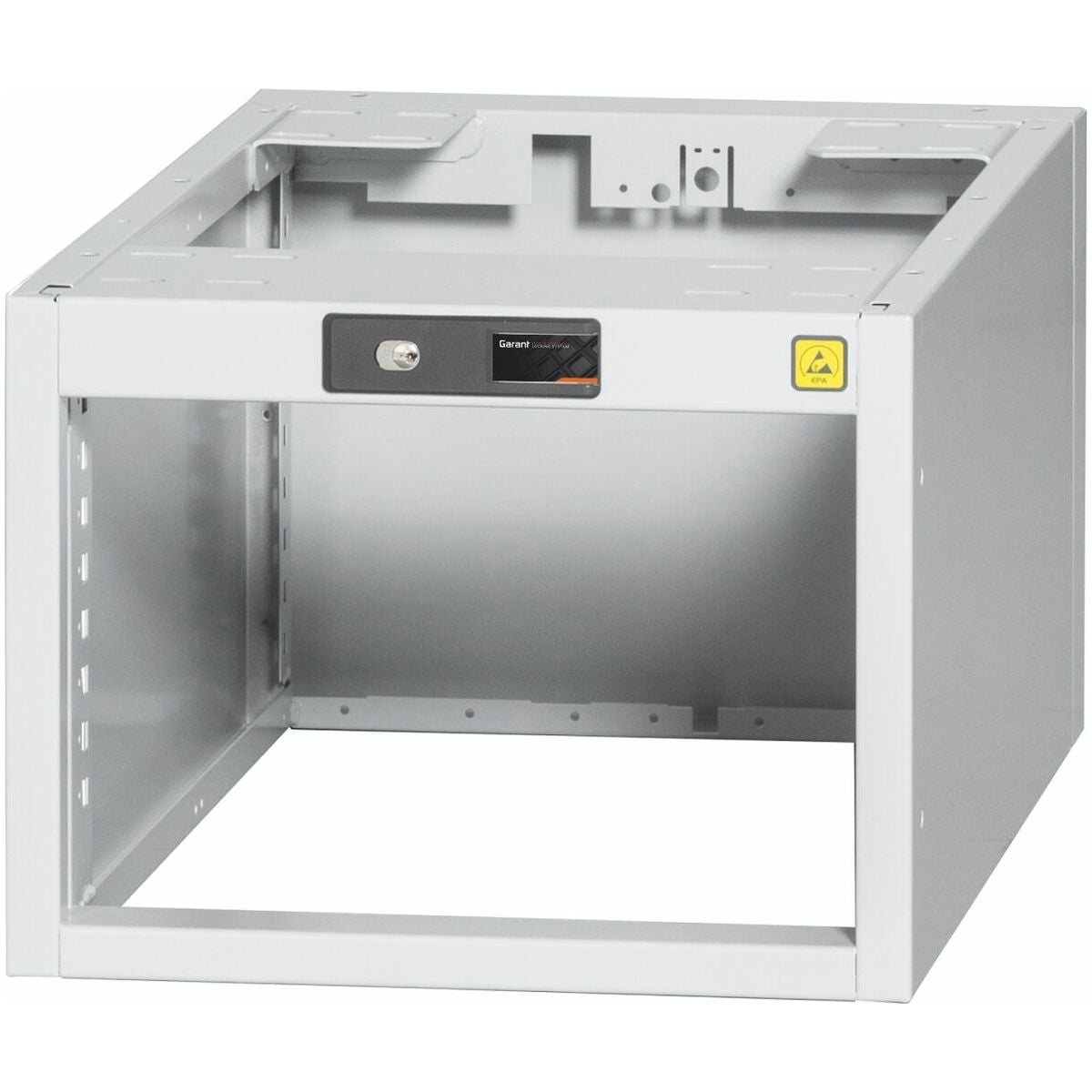 ESD-laatikostoyksikkö 16G, omaan varusteluun ja ulosvedettäville laatikoille 12×20G 300 mm